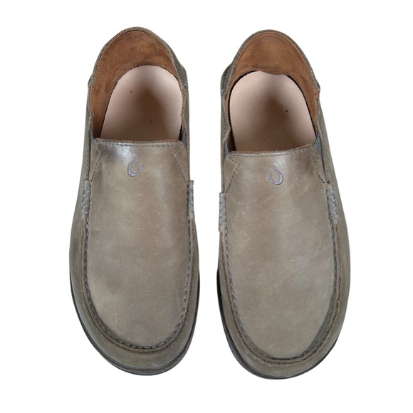 OLUKAI Moloa Nubuck Slip-On Shoes - Picture 4 of 9